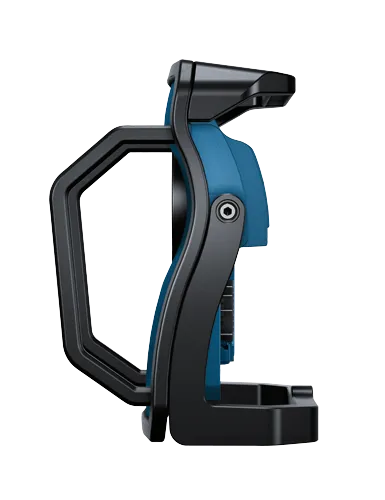 Bosch tool, black with blue accents, with a hex screw.