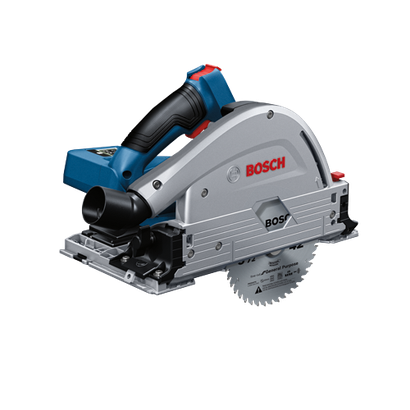 Bosch electric circular saw with "BOSCH" logo, "fine cut General Purpose" blade.
