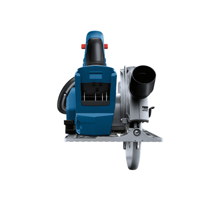 Bosch circular saw, blue and silver.