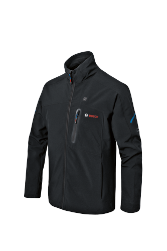 Bosch black jacket with zipper and "BOSCH" logo.
