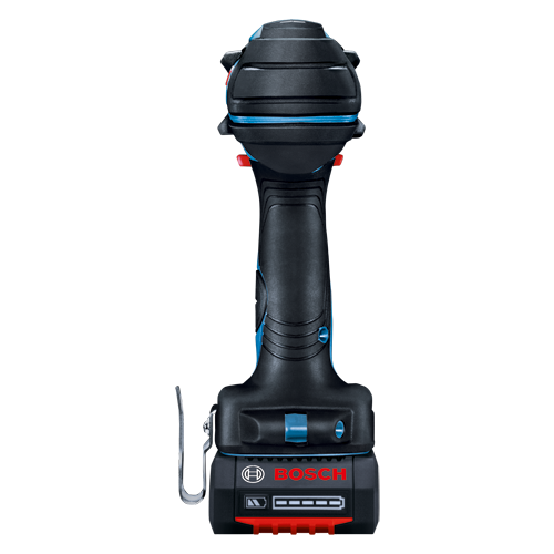BOSCH cordless drill, with a battery indicator.