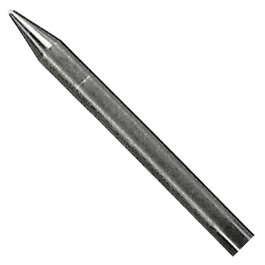 Metal pointed tool with cylindrical body.