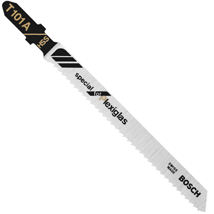 5 pc. 4 In. 14 TPI Special for Plexiglas T-Shank Jig Saw Blades