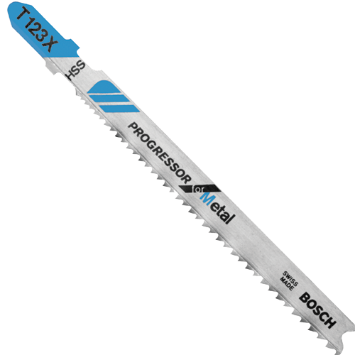 Bosch T 123 X PROGRESSOR Metal saw blade, "SWISS MADE".