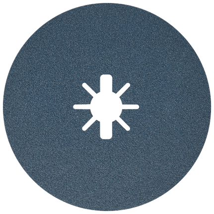 25 pc. 6 In. 120 Grit X-LOCK Fine Grit Abrasive Fiber Discs