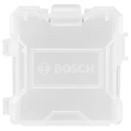 BOSCH clear plastic container with logo.