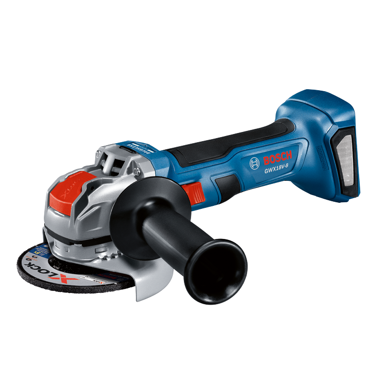 Bosch GWX18V-8 brushless angle grinder with XLOCK, Standard 7/8" Arbor.