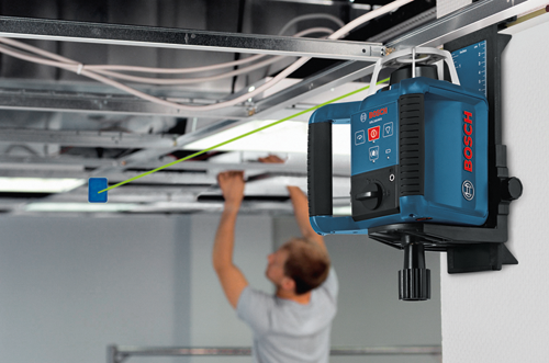 Bosch Rotary laser level.