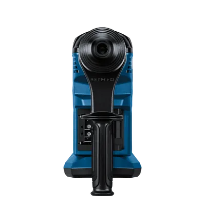 Bosch power tool, with a black handle, and the brand name "BOSCH".