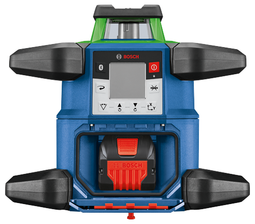 Bosch level with "BOSCH" and other pictograms visible.