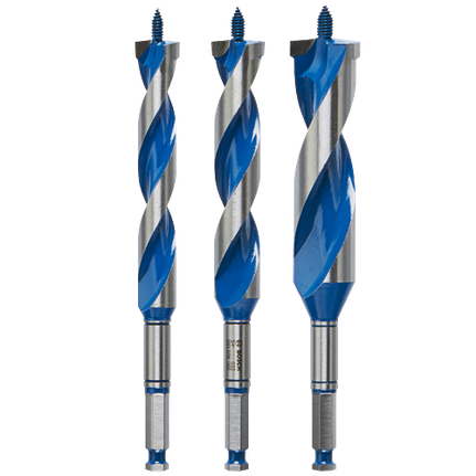 3 pc. 6-1/2 In. High-Speed Auger Bit Set