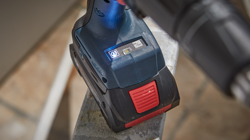 Bosch drill with ON / OFF switch.
