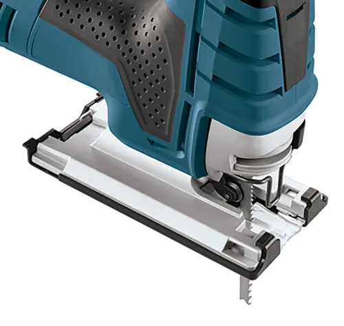 Bosch jigsaw with visible blade.