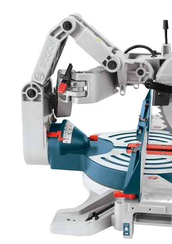 Bosch miter saw blade arm.