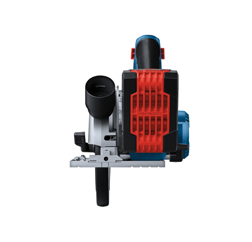 Bosch tool, black and blue, with "COOLING FINS" text visible.