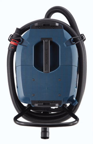 Bosch vacuum cleaner with hose and handle.