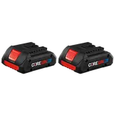 Bosch CORE18V 4Ah battery.