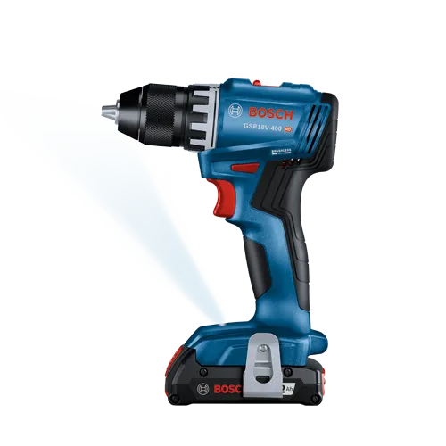 Bosch GSR18V-400 HD brushless motor drill with 2 Ah