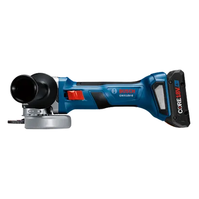 Bosch GWX18V-8, Core 18V 4Ah, cordless angle grinder.