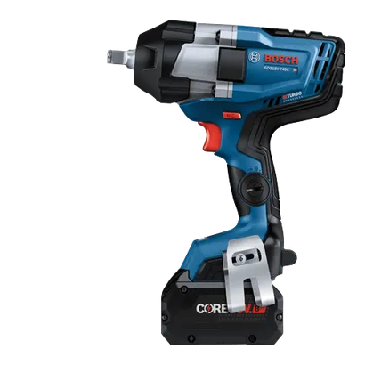 Bosch GDS18V-740C HD impact wrench, with a CORE18V 8 Ah battery and BITURBO BRUSHLESS.