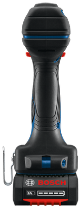 Bosch cordless drill with visible "BOSCH" logo and battery indicator.