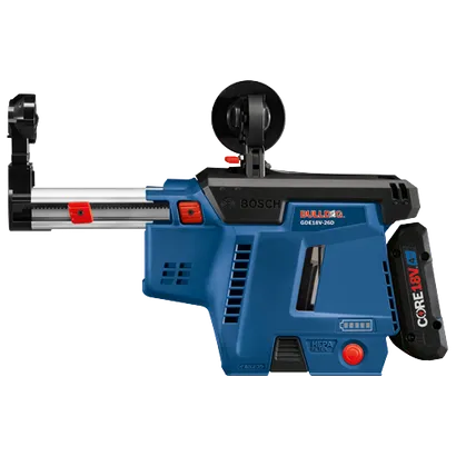 bosch cordless 18V AMPshare CORE18V sds-plus mobile dust extractor