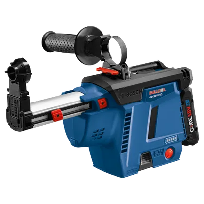 bosch cordless 18V AMPshare CORE18V sds-plus mobile dust extractor