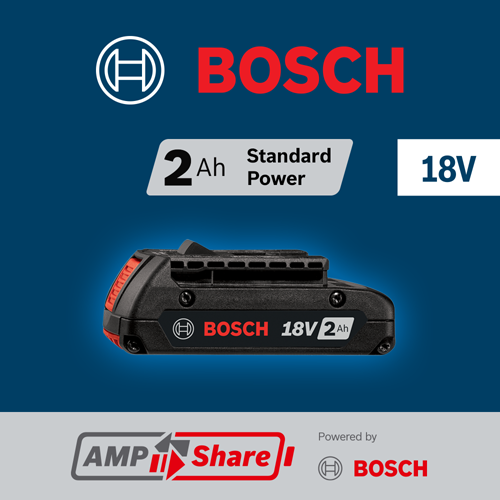 Bosch 18V 2Ah Standard Power battery.