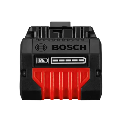 Bosch battery with 'Bosch' text and battery level indicator.