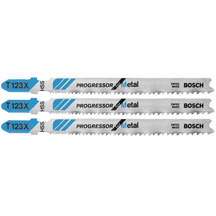 3 pc. 4 In. 10-24P TPI Progressor for Metal T-Shank Jig Saw Blades