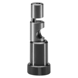 Metal tool with an adjustable knob.