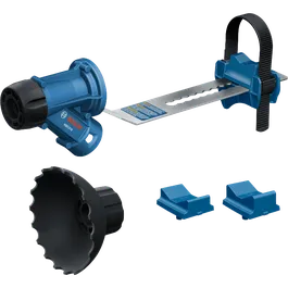 Image of the Bosch HDC310 SDS-Max® and Spline Dust-Collection Attachment on white.