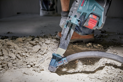 Bosch dust attachment HDC310 model for hammer drill tools application image.
