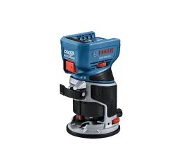 Bosch COLT GKF18V-25 cordless brushless motor router, with power switch and speed control.
