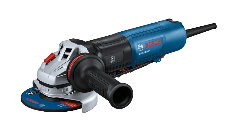 Bosch GWS14-50P angle grinder.