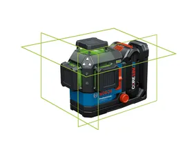 Bosch Professional GLL330-80CG laser level, with CORE18V 4.0 Ah battery.