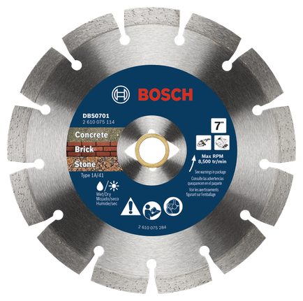 7 In. Segmented Rim Blade for Rough Cuts