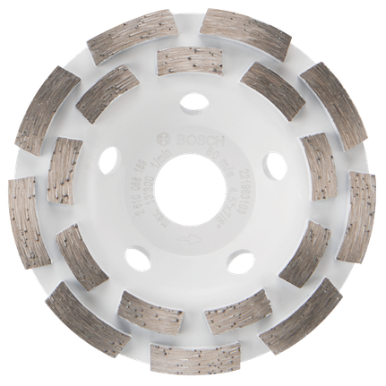 4-1/2 In. Double Row Diamond Cup Wheel