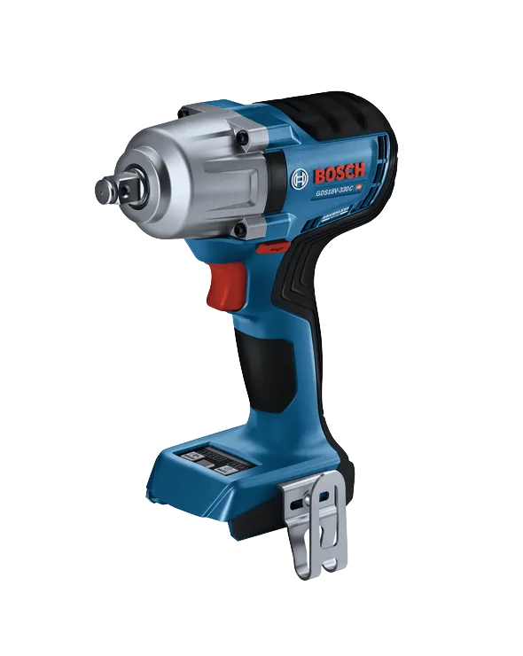 Bosch GDS18V-330C tuckpoint grinder on a white background.