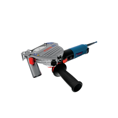 Bosch GDS18V-330C tuckpoint grinder on a white background.