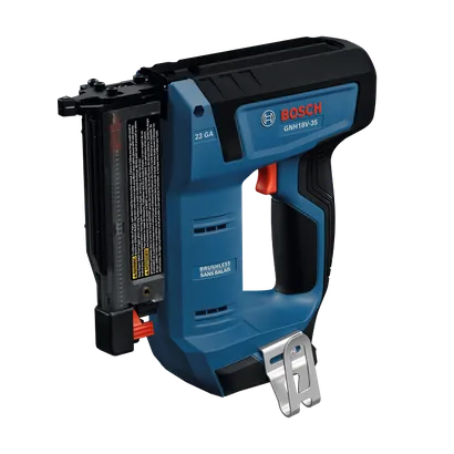 Bosch GNH18V-35N cordless nailer wood product main image.