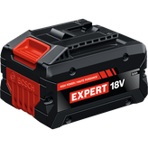Bosch AMPShare EXPERT battery model EXBA18V-80 with 8Ah product main image on white background.