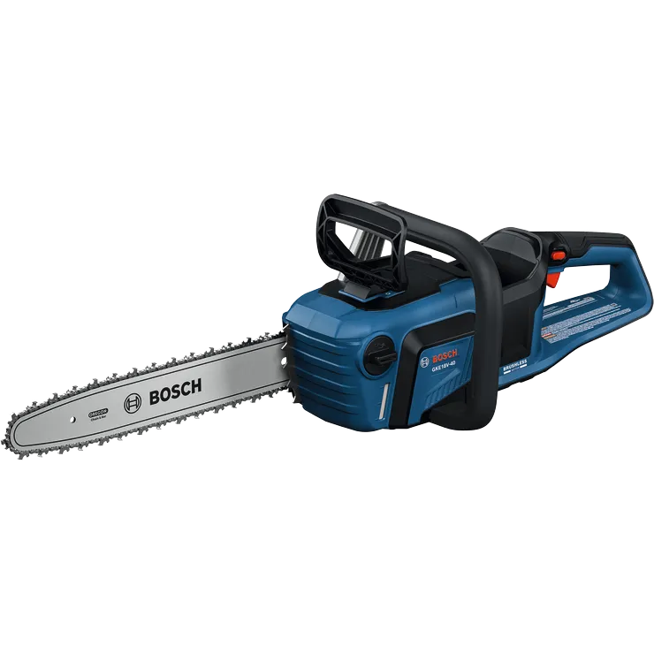 Bosch cordless chain saw GKE18V-40 model main product image.