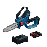 The Bosch GKE18V-20N14X 18V Cordless Pruning Saw Kit on the product image dynamic view.