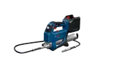 Bosch GFP18V-10 18V Grease Gun shown on a white background.
