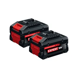 Bosch EXBA18V-60-2PK EXPERT 18V Lithium-Ion 6 Ah High Power Battery, 2-Pack on a product image dynamic.