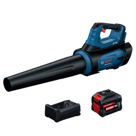 Bosch GBL18V-450N18X PROFACTOR™ 18V Blower (Kit) showing the blower, charger and 18V Expert 8 Ah battery.