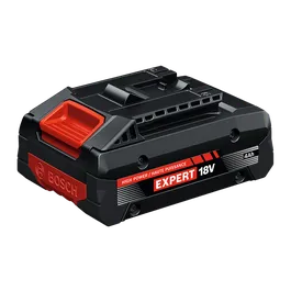 A Bosch EXBA18V-40 EXPERT 18V Lithium-Ion 4 Ah High Power Battery shown on white background.