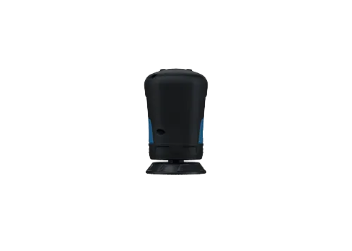 The Bosch GPO12V-77 Automotive Cordless Polisher in a mugshot view on a white background.