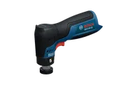 The Bosch GEX12V-32 12V Cordless Automotive Sander in a product image dynamic view on a white background.